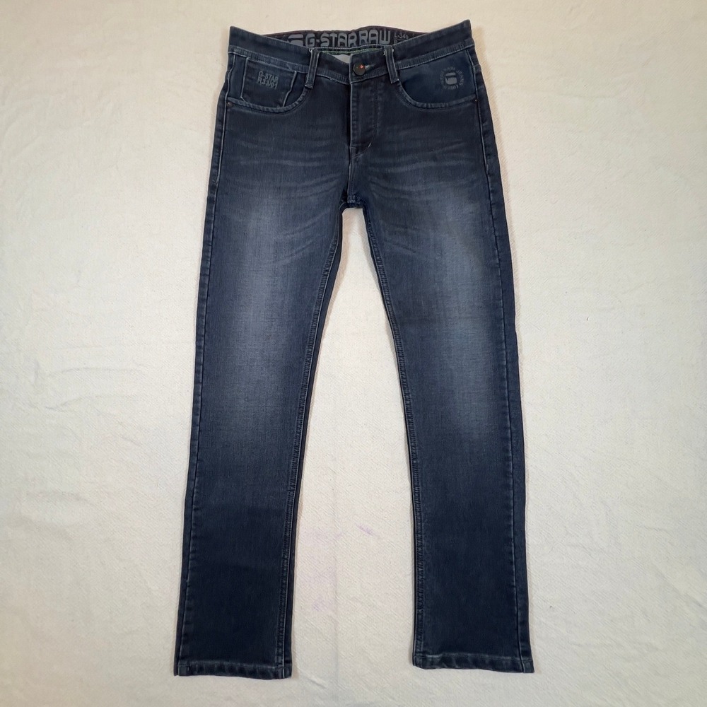 G-Star Raw 3301 Mens Jeans Denim Blue Casual Modern Style Size 32x28 - Picture 2 of 7